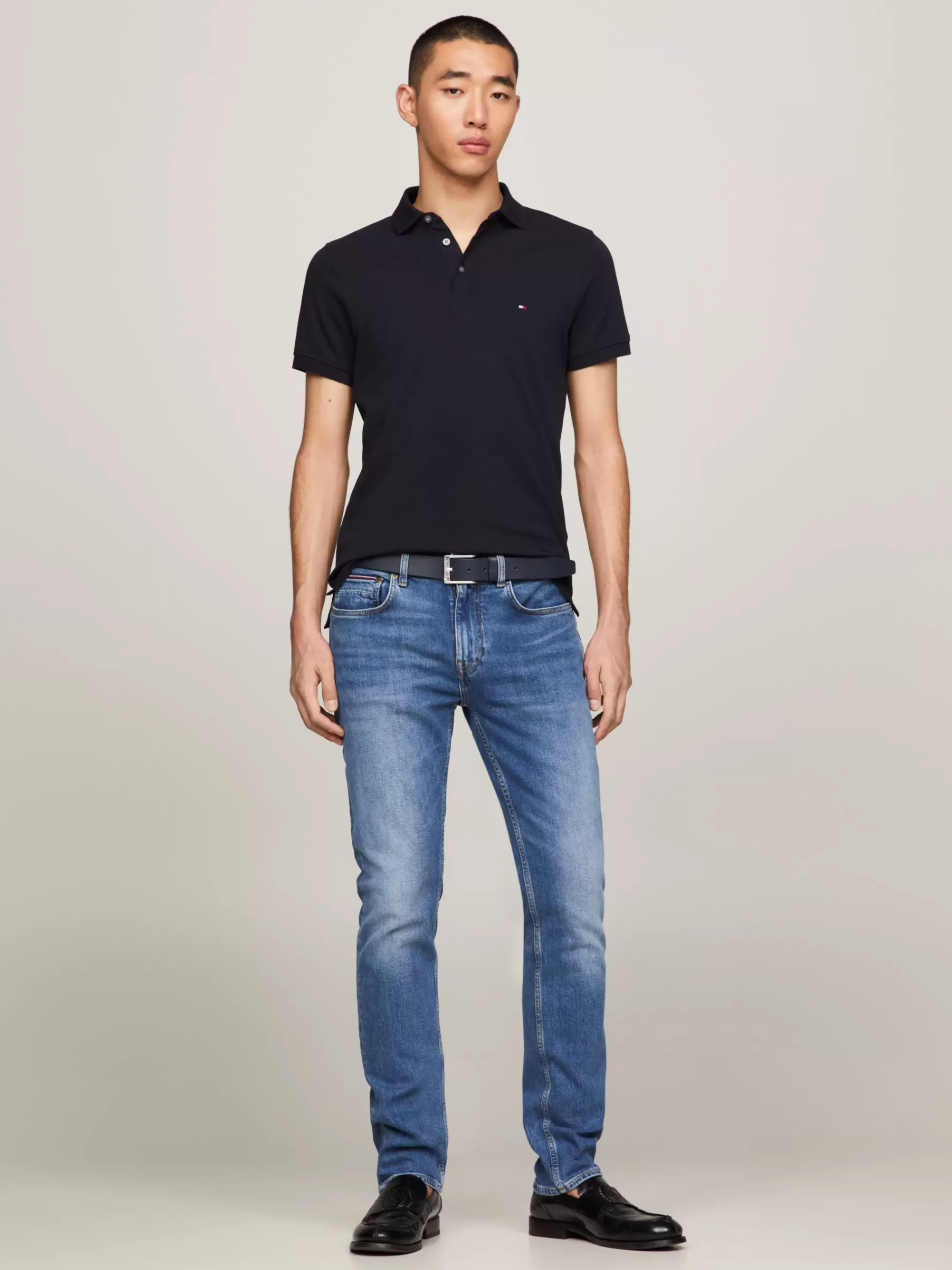 Polo's*Tommy Hilfiger 1985 Slim Fit Polo DESERT SKY