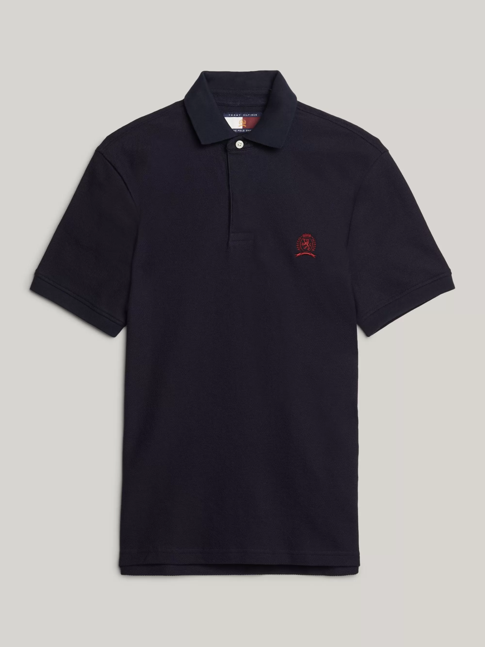 Polo's*Tommy Hilfiger Classics Regular Polo Met Geborduurd Embleem DESERT SKY