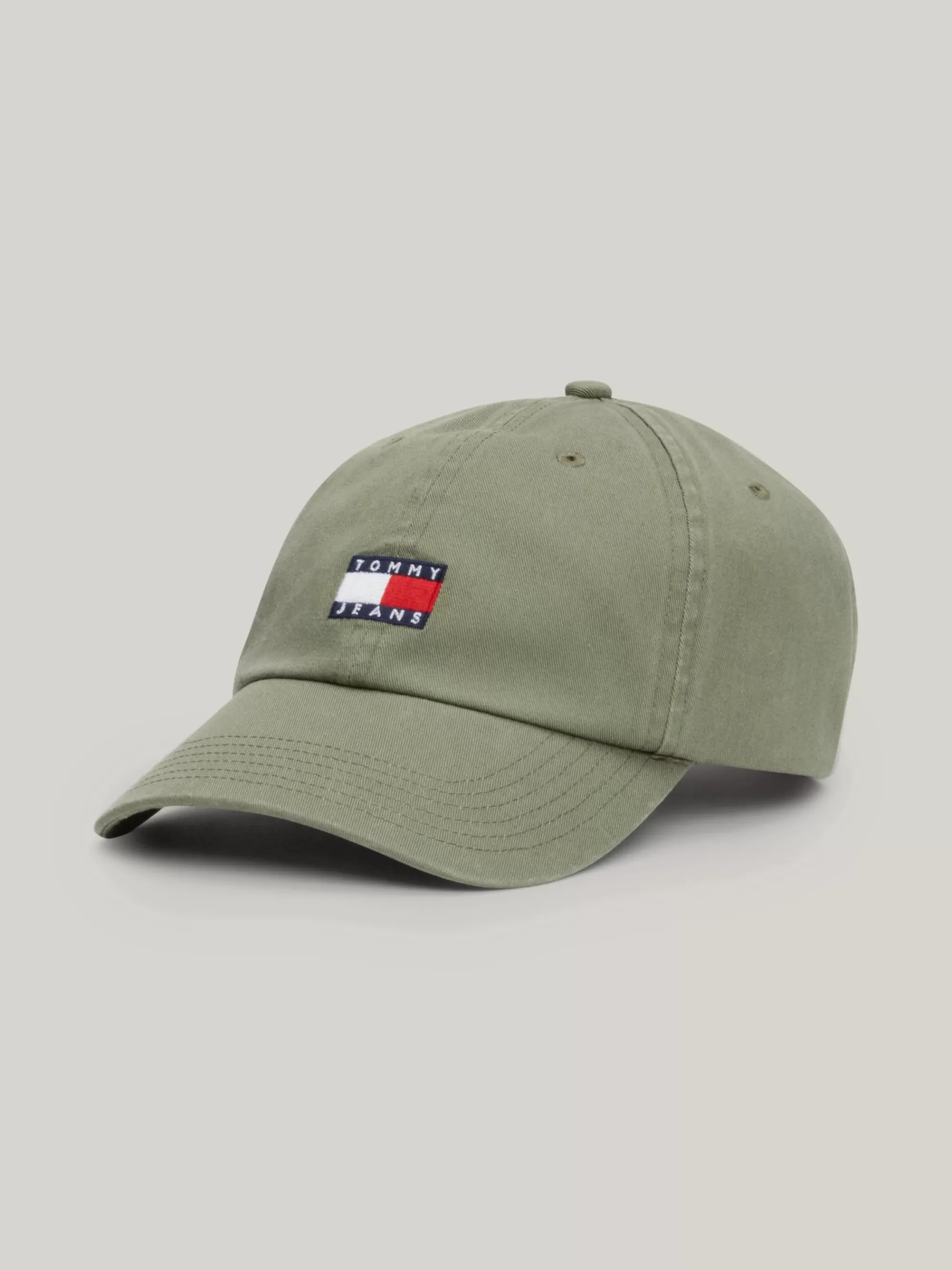 Petten | Mutsen, Handschoenen & Sjaals*Tommy Hilfiger Heritage Baseballpet Met Zes Panelen WASHED ARMY