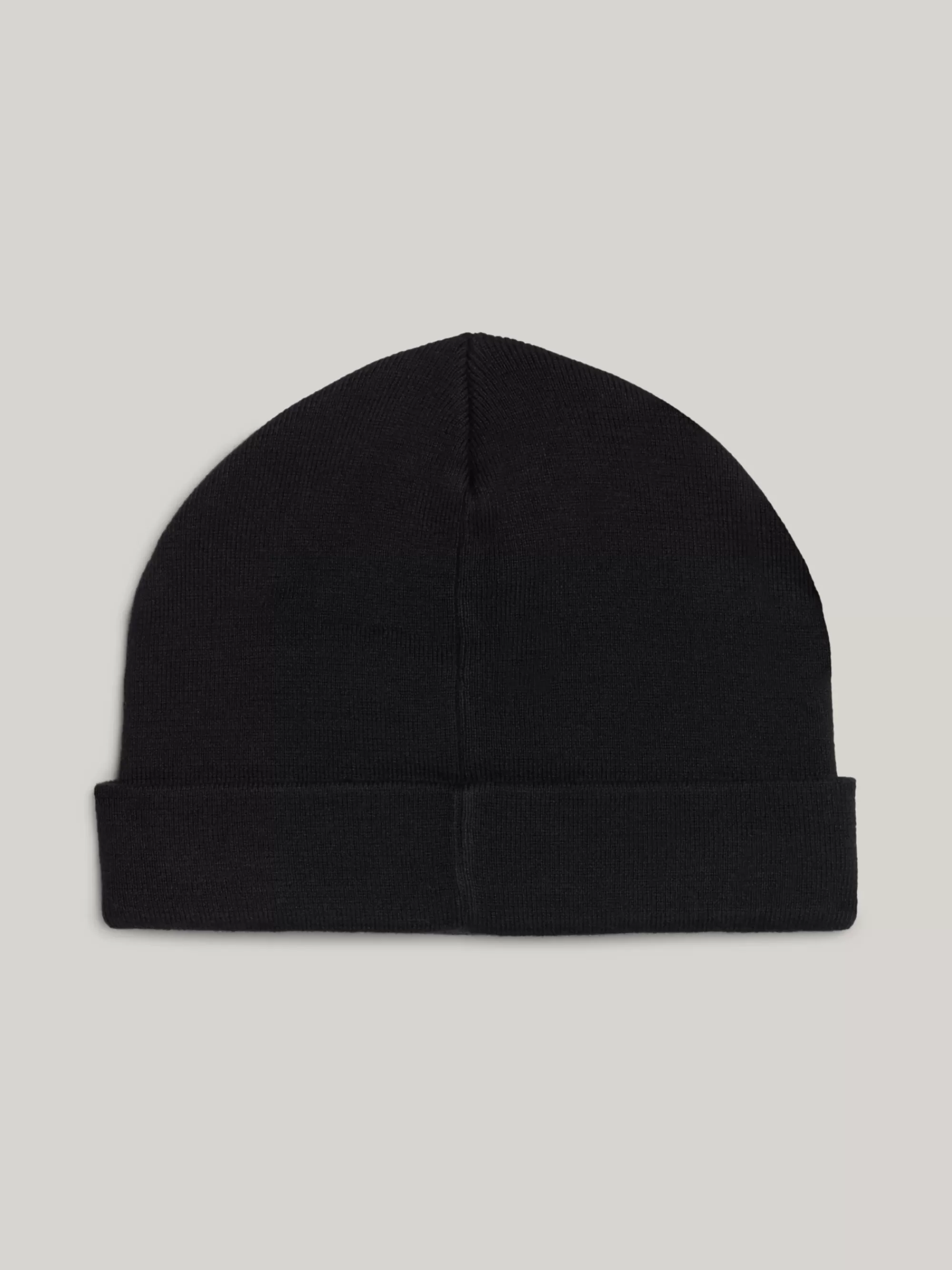 Mutsen | Mutsen, Handschoenen & Sjaals*Tommy Hilfiger Heritage Beanie Met Logo En Omslag BLACK
