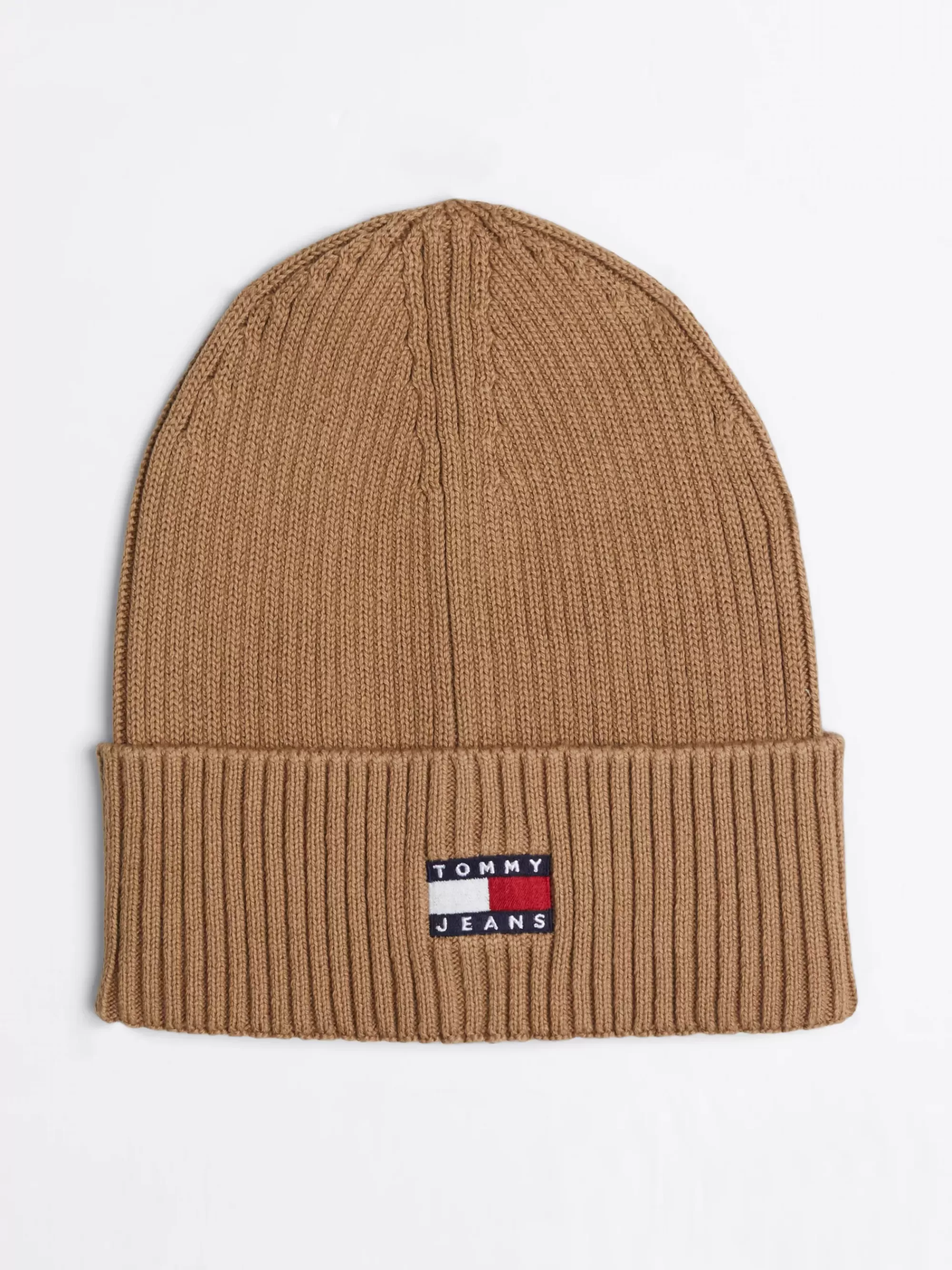 Mutsen | Mutsen, Handschoenen & Sjaals*Tommy Hilfiger Heritage Ribgebreide Beanie Met Badge BRONZE TWIST