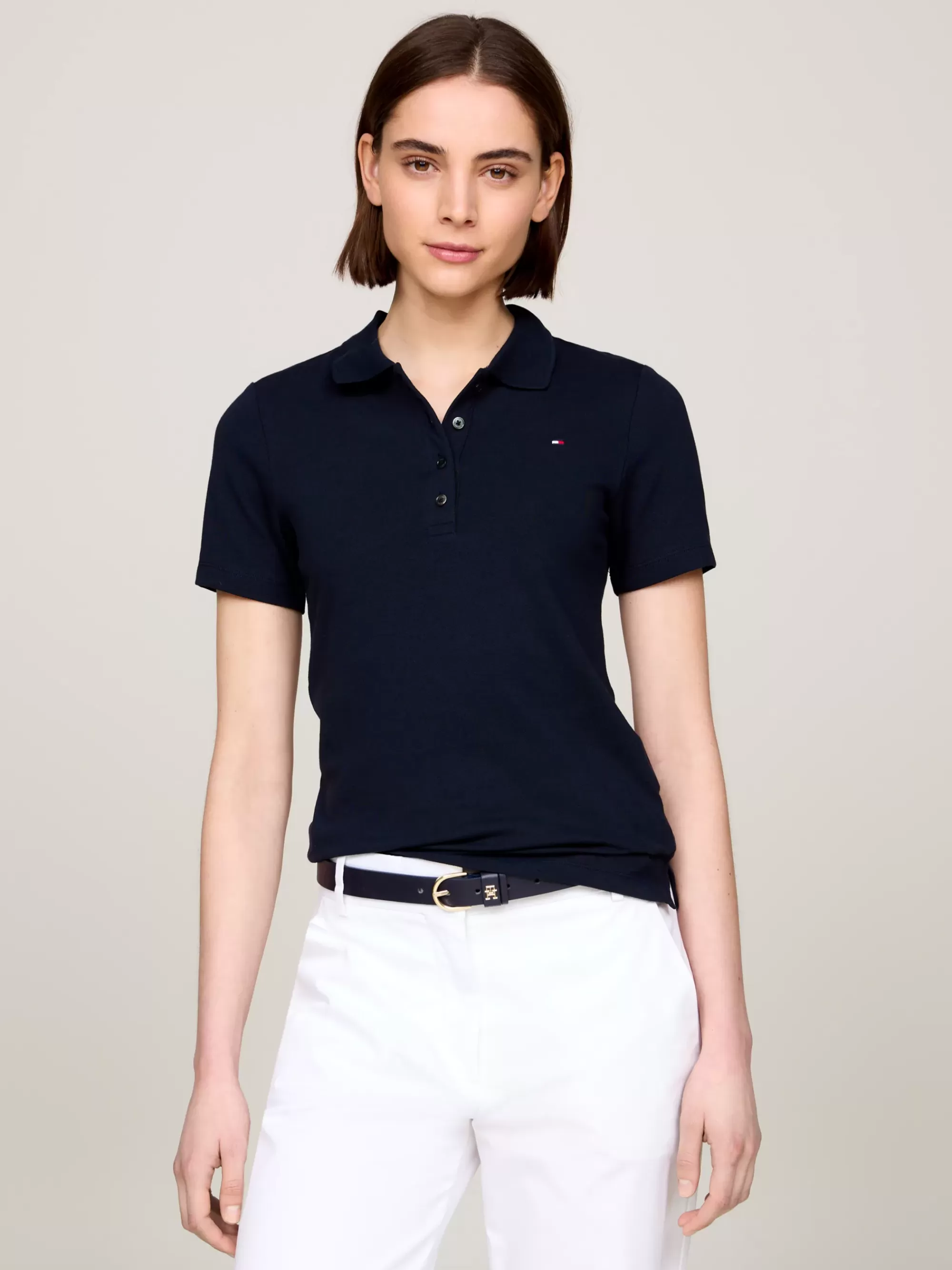 Polo's*Tommy Hilfiger Heritage Slim Fit Poloshirt DESERT SKY