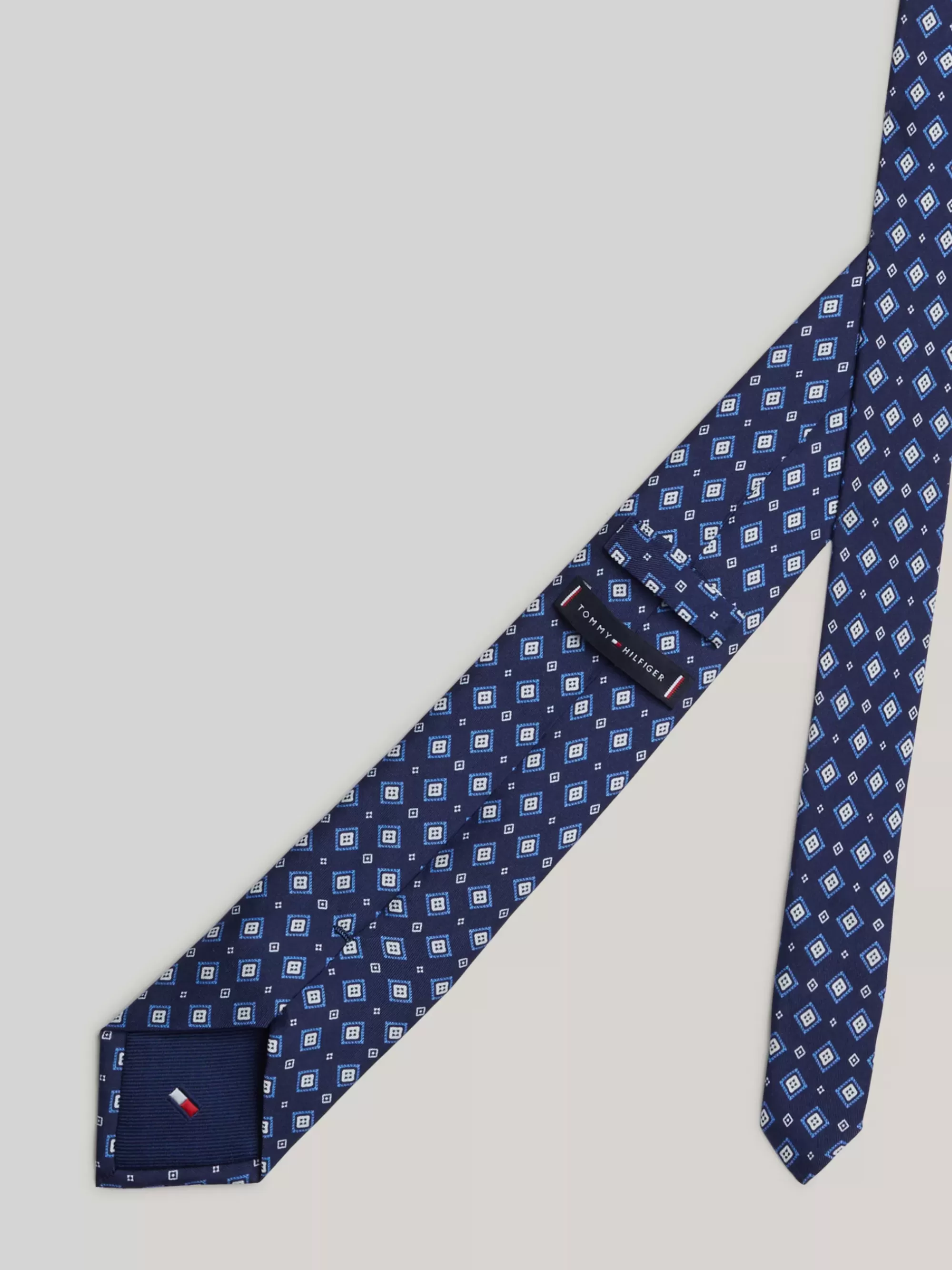 Stropdassen & Pochetten*Tommy Hilfiger Heritage Zijden Das Met Foulardprint DESERT SKY PRT