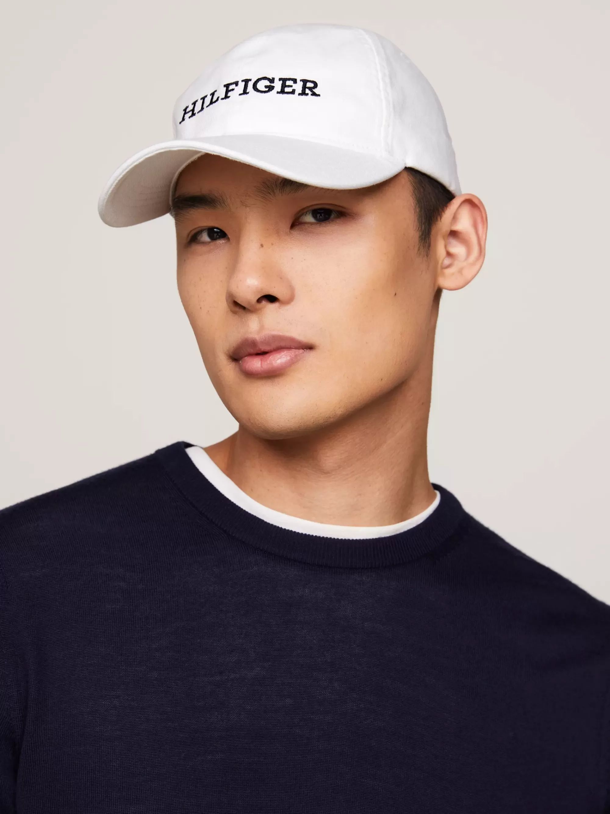 Petten | Mutsen, Handschoenen & Sjaals*Tommy Hilfiger Hilfiger Monotype 6-panel Baseballpet OPTIC WHITE
