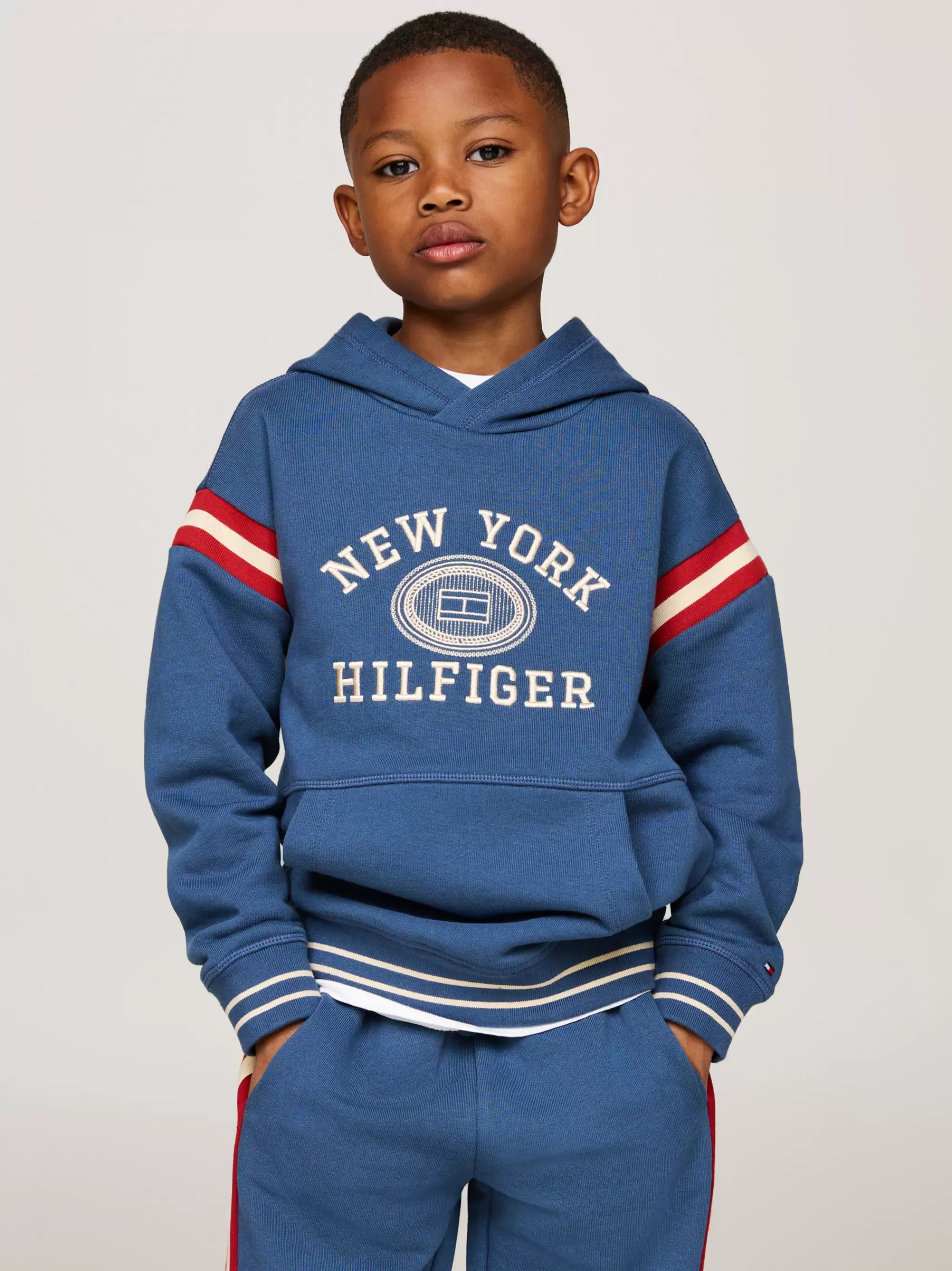 Sweatshirts & Hoodies*Tommy Hilfiger Hilfiger Monotype Hoodie Met Geborduurd Logo AEGEAN SEA