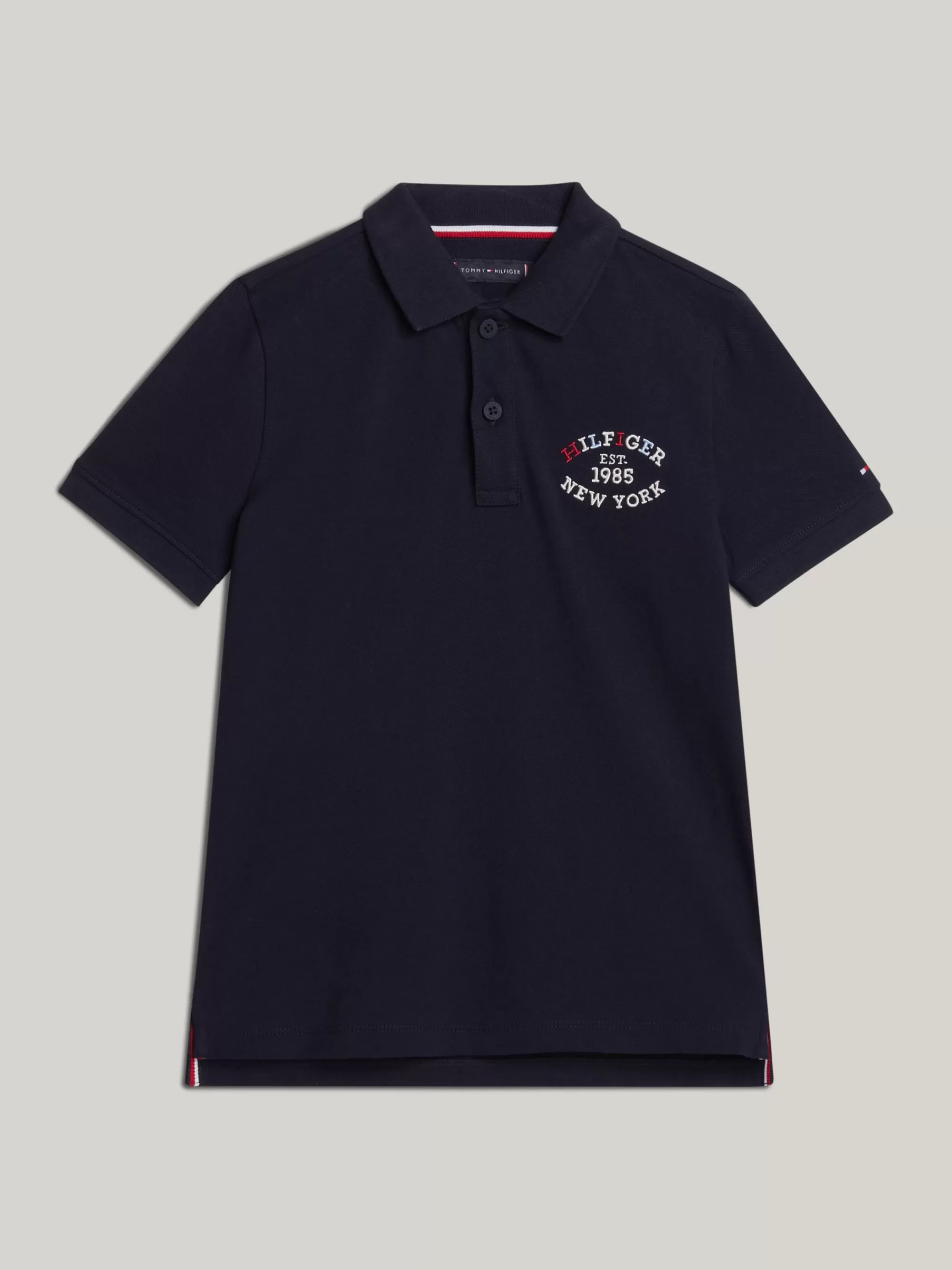 T-Shirts & Polo's*Tommy Hilfiger Hilfiger Monotype Polo Met Geborduurd Logo DESERT SKY