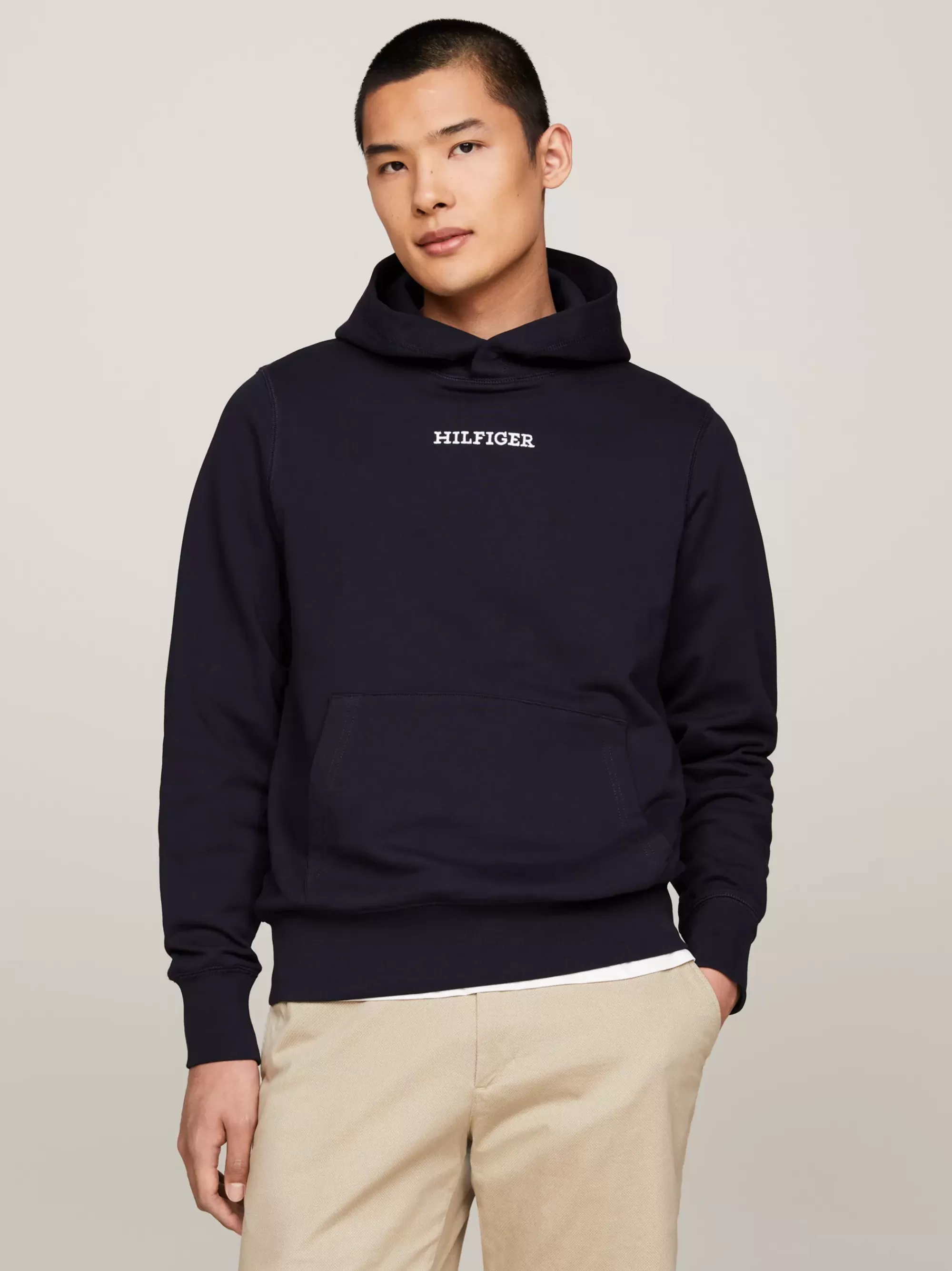 Sweatshirts & Hoodies*Tommy Hilfiger Hilfiger Monotype Regular Fit Hoodie DESERT SKY