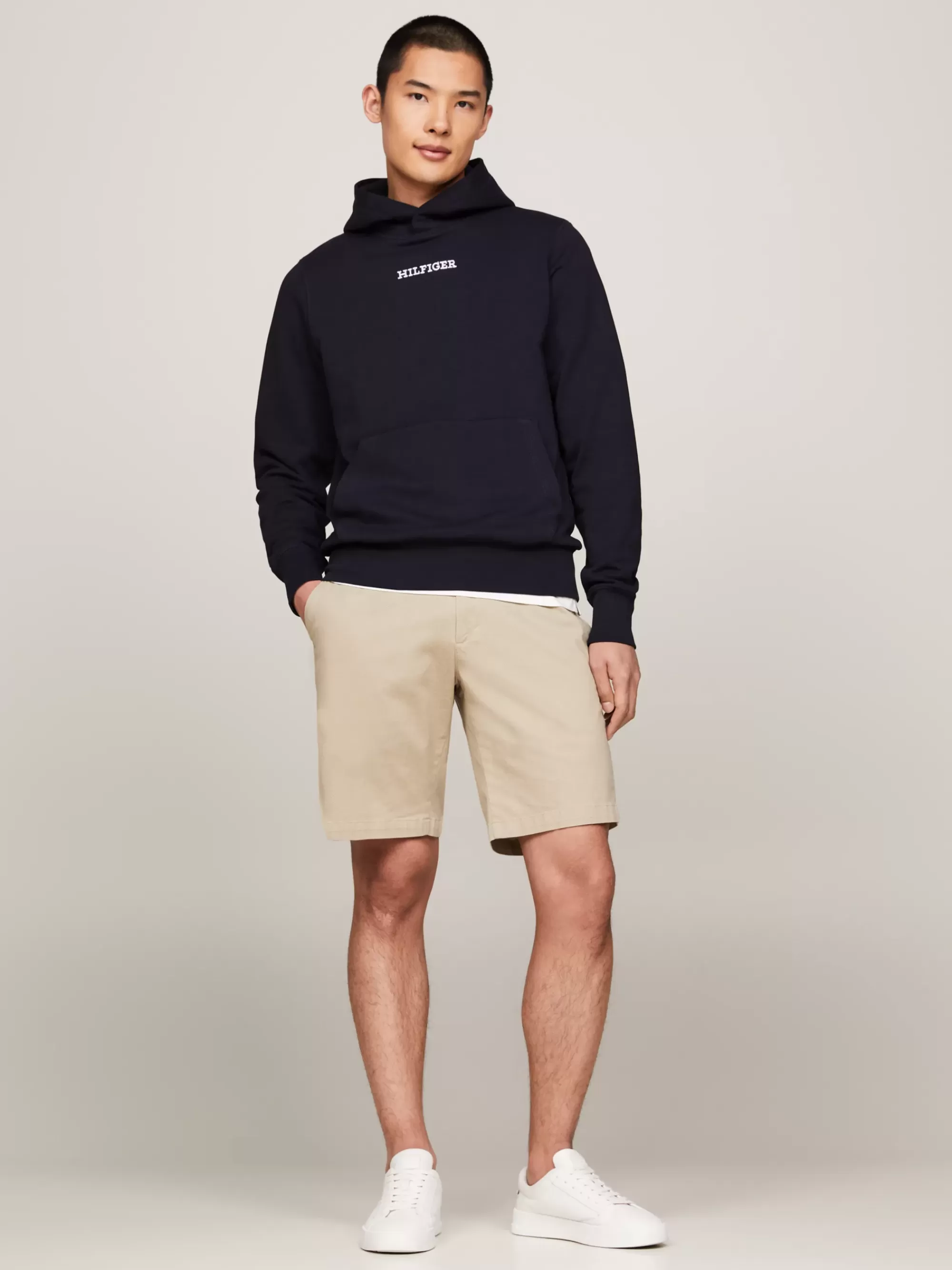 Sweatshirts & Hoodies*Tommy Hilfiger Hilfiger Monotype Regular Fit Hoodie DESERT SKY