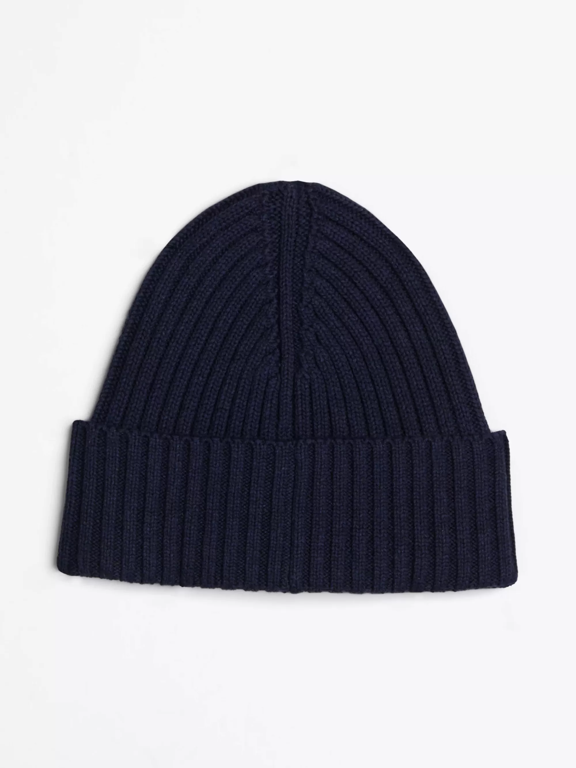 Mutsen | Mutsen, Handschoenen & Sjaals*Tommy Hilfiger Hilfiger Monotype Ribgebreide Beanie Met Wol SPACE BLUE