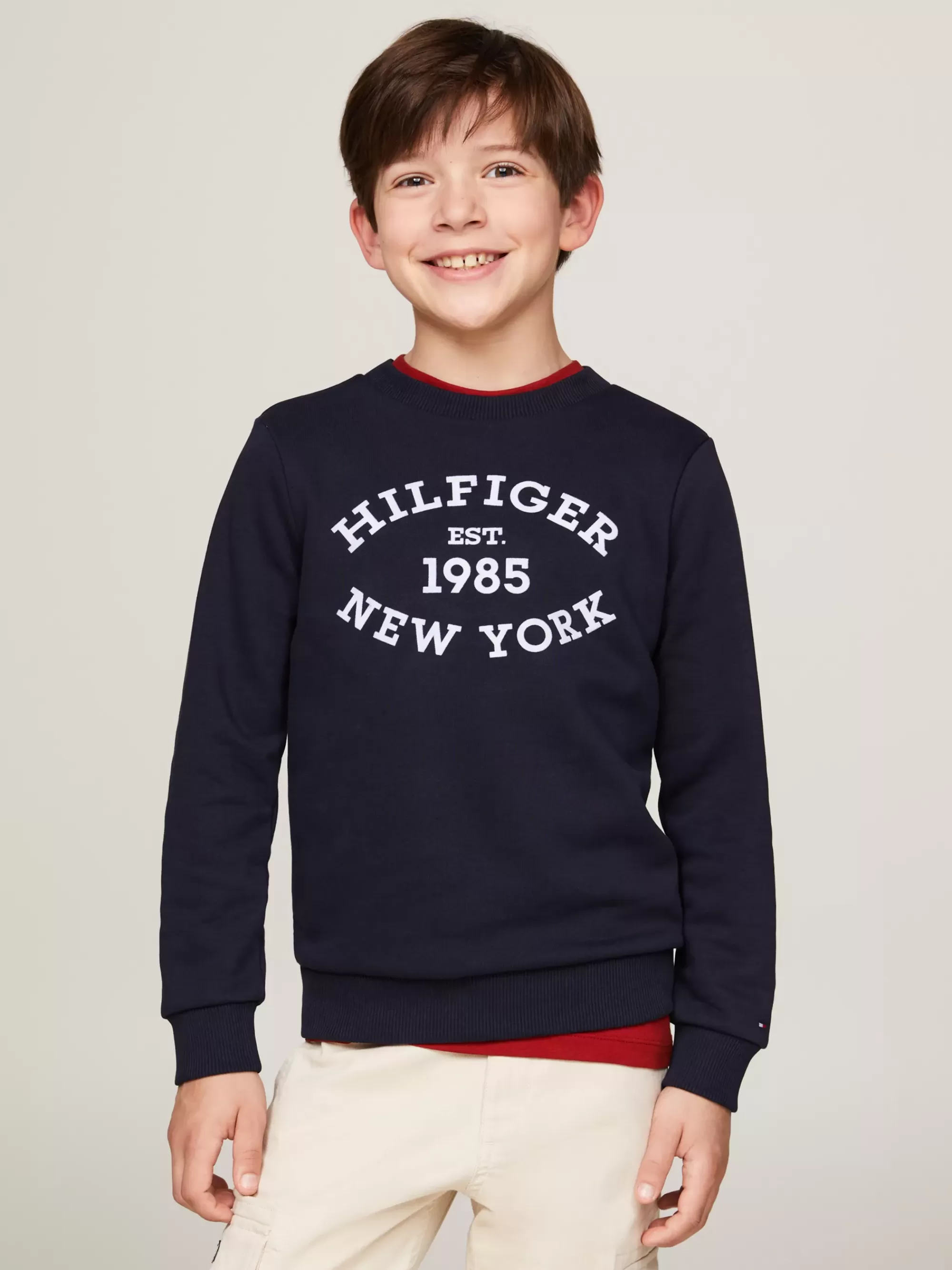 Sweatshirts & Hoodies*Tommy Hilfiger Hilfiger Monotype Sweatshirt Met Logo DESERT SKY