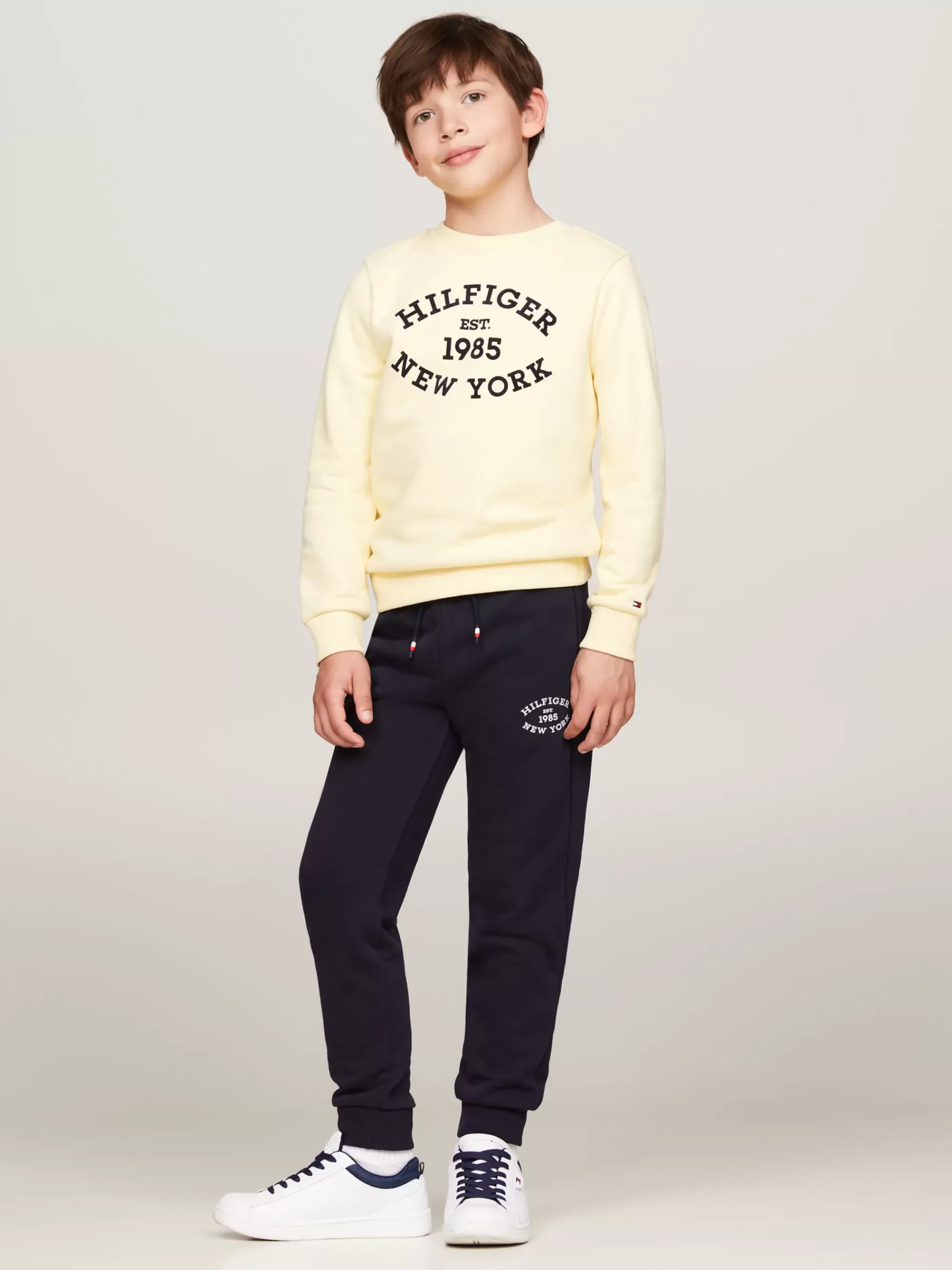 Sweatshirts & Hoodies*Tommy Hilfiger Hilfiger Monotype Sweatshirt Met Logo LEMON ZEST