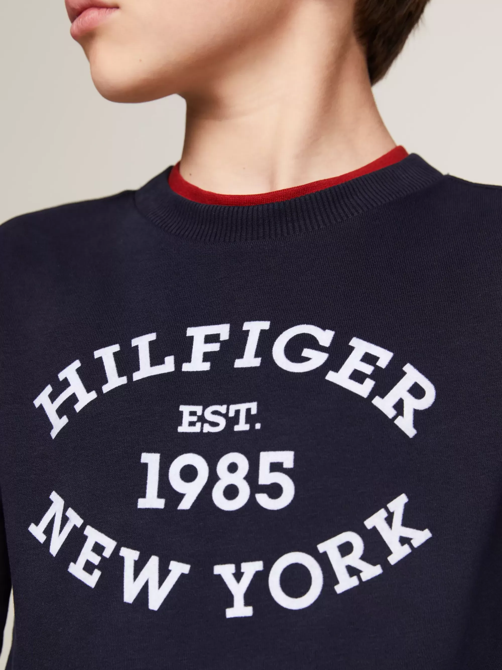 Sweatshirts & Hoodies*Tommy Hilfiger Hilfiger Monotype Sweatshirt Met Logo DESERT SKY