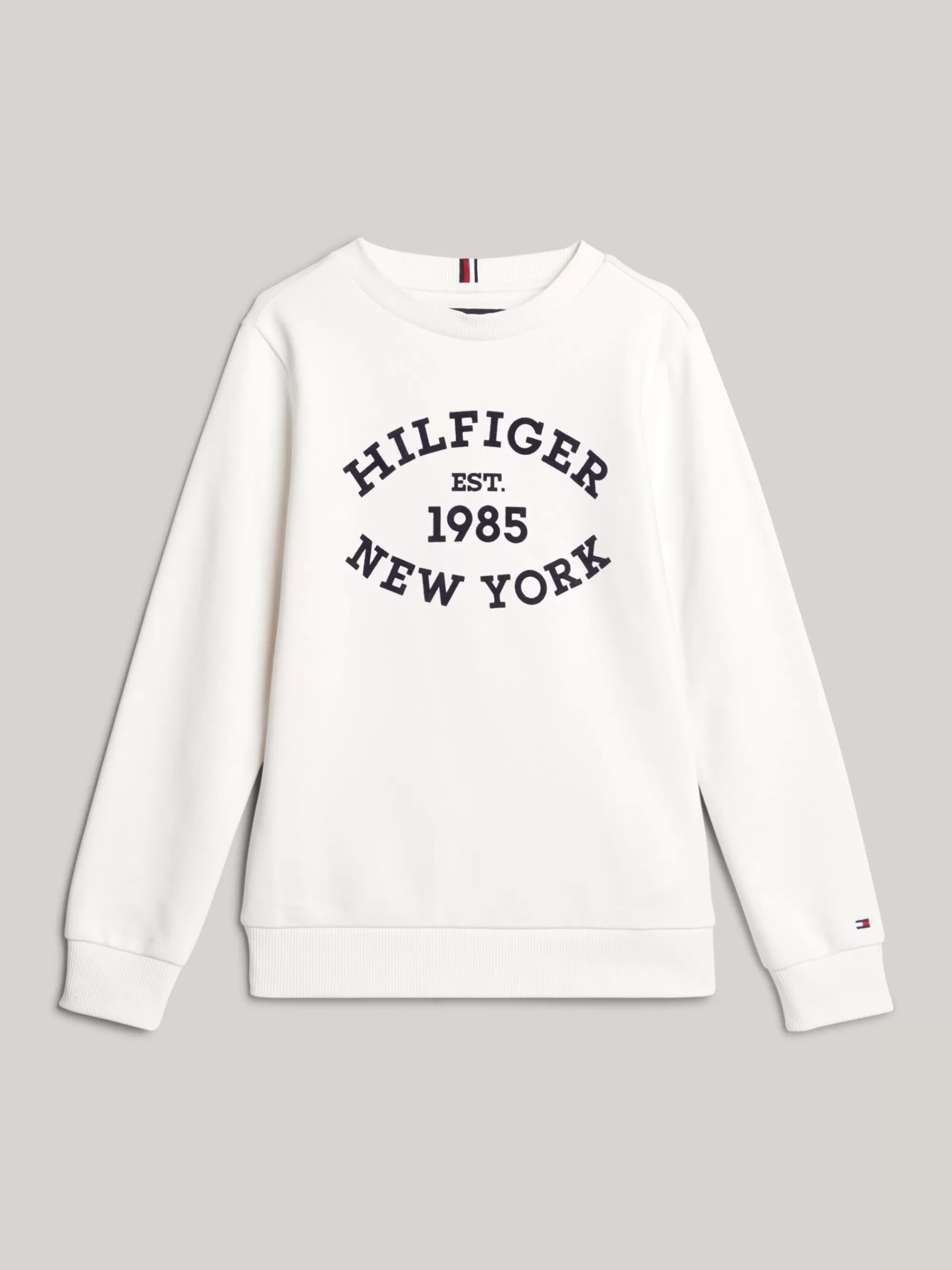 Sweatshirts & Hoodies*Tommy Hilfiger Hilfiger Monotype Sweatshirt Met Logo ANCIENT WHITE