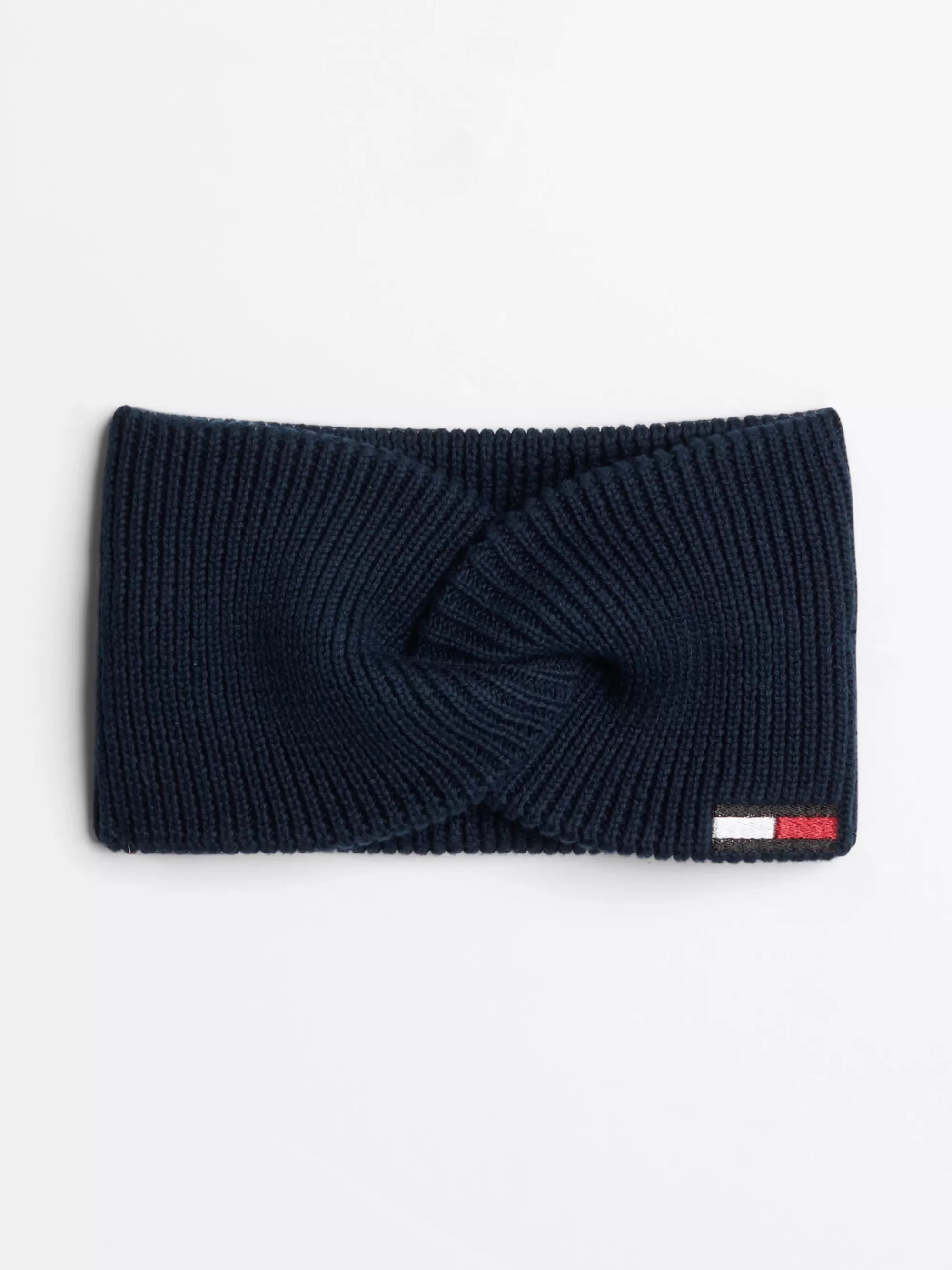 Mutsen & Sjaals*Tommy Hilfiger Hoofdband Met Twist En Vlag DARK NIGHT NAVY