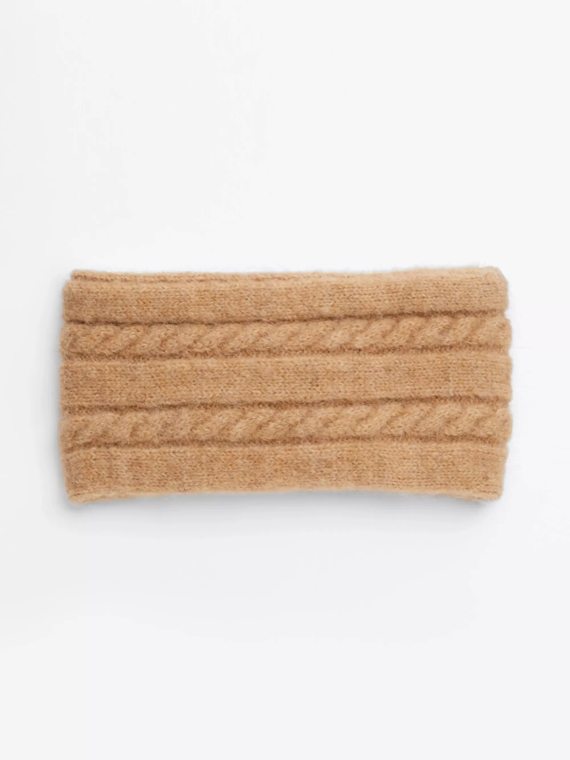 Mutsen & Sjaals*Tommy Hilfiger Kabelgebreide Hoofdband Met Alpacawol BEIGE