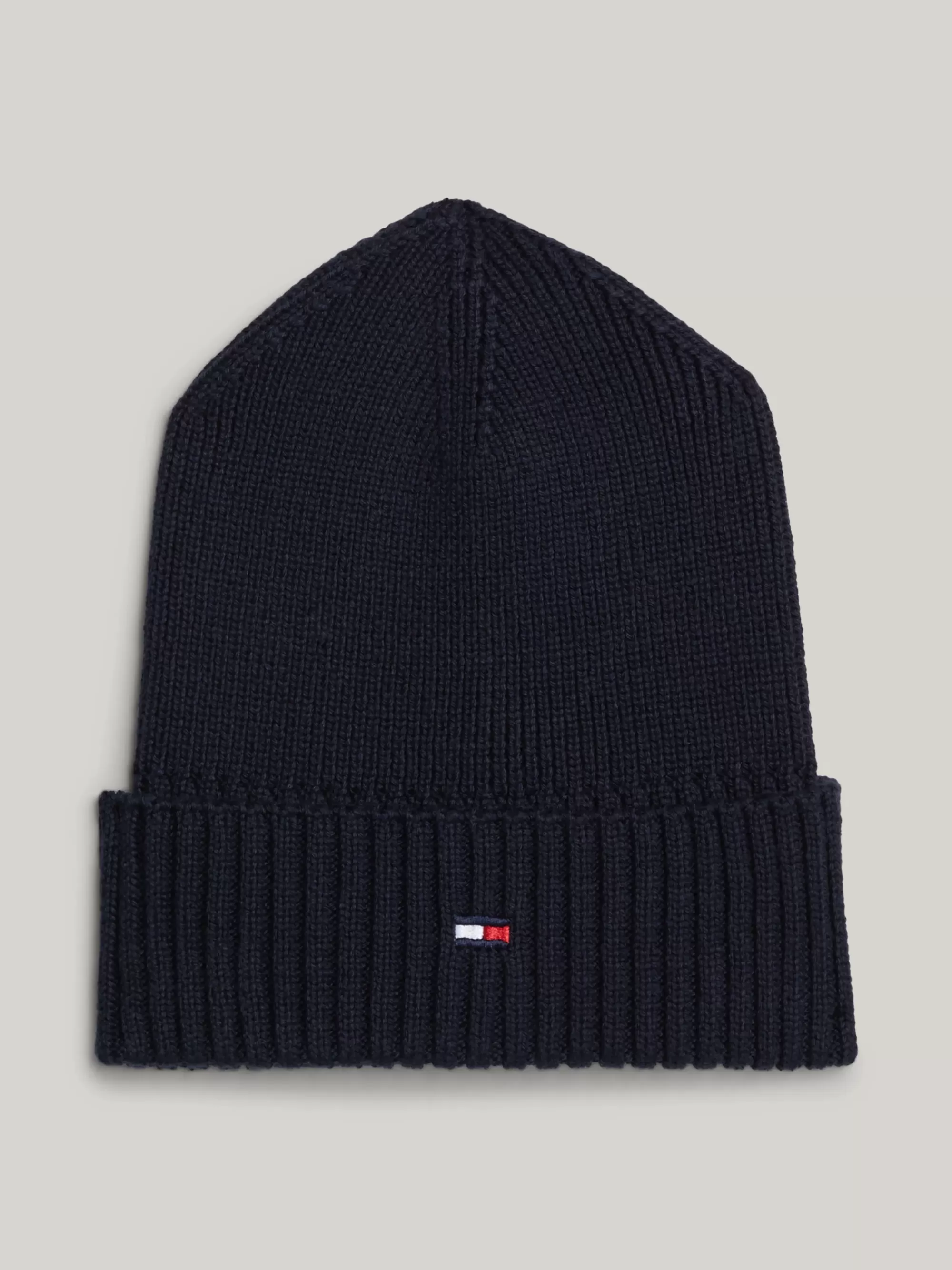 Schoenen & Accessoires*Tommy Hilfiger Kids Essential Beanie Met Geborduurde Vlag SPACE BLUE