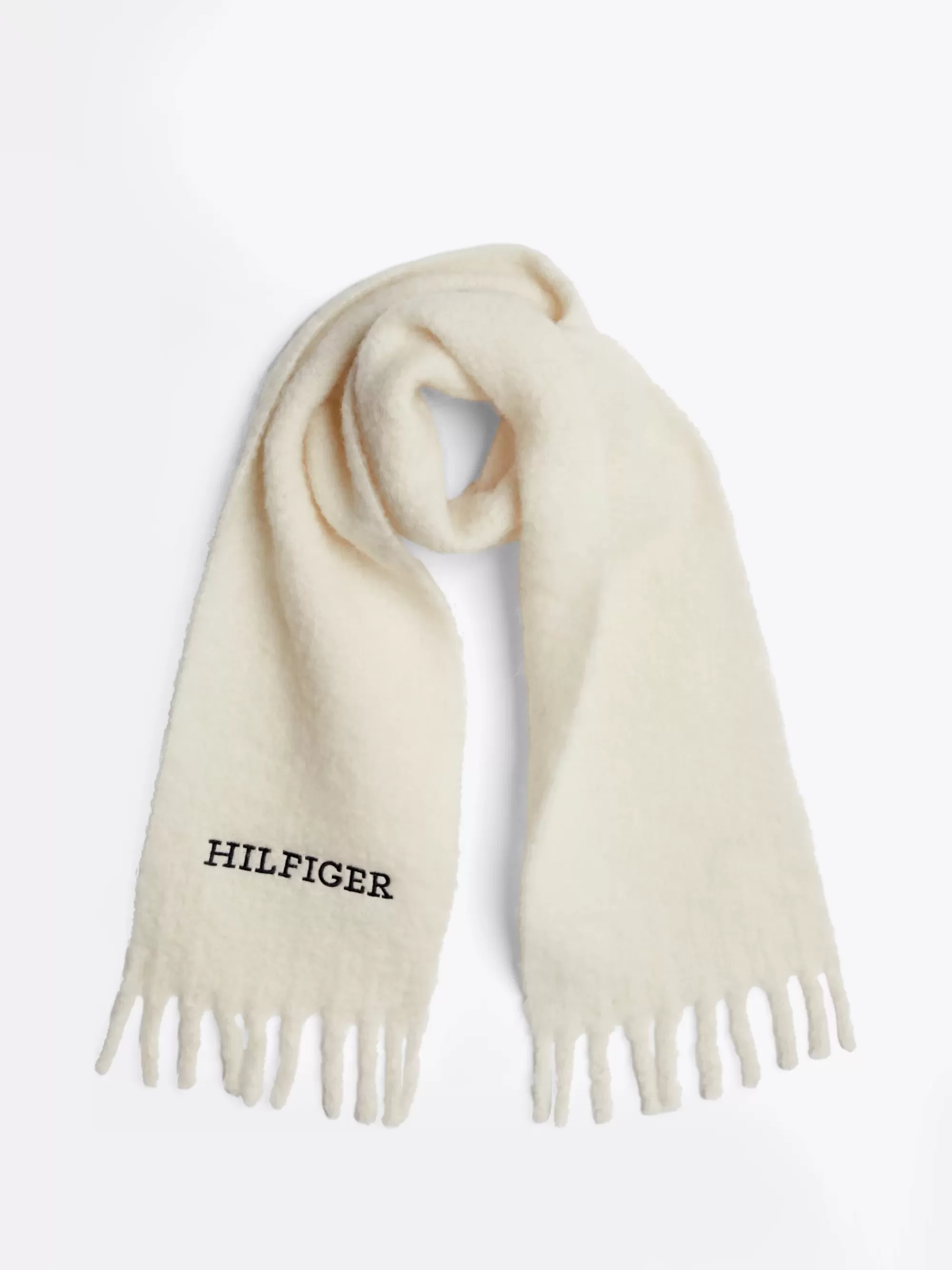 Schoenen & Accessoires*Tommy Hilfiger Kids Hilfiger Monotype Sjaal Met Logo ANCIENT WHITE