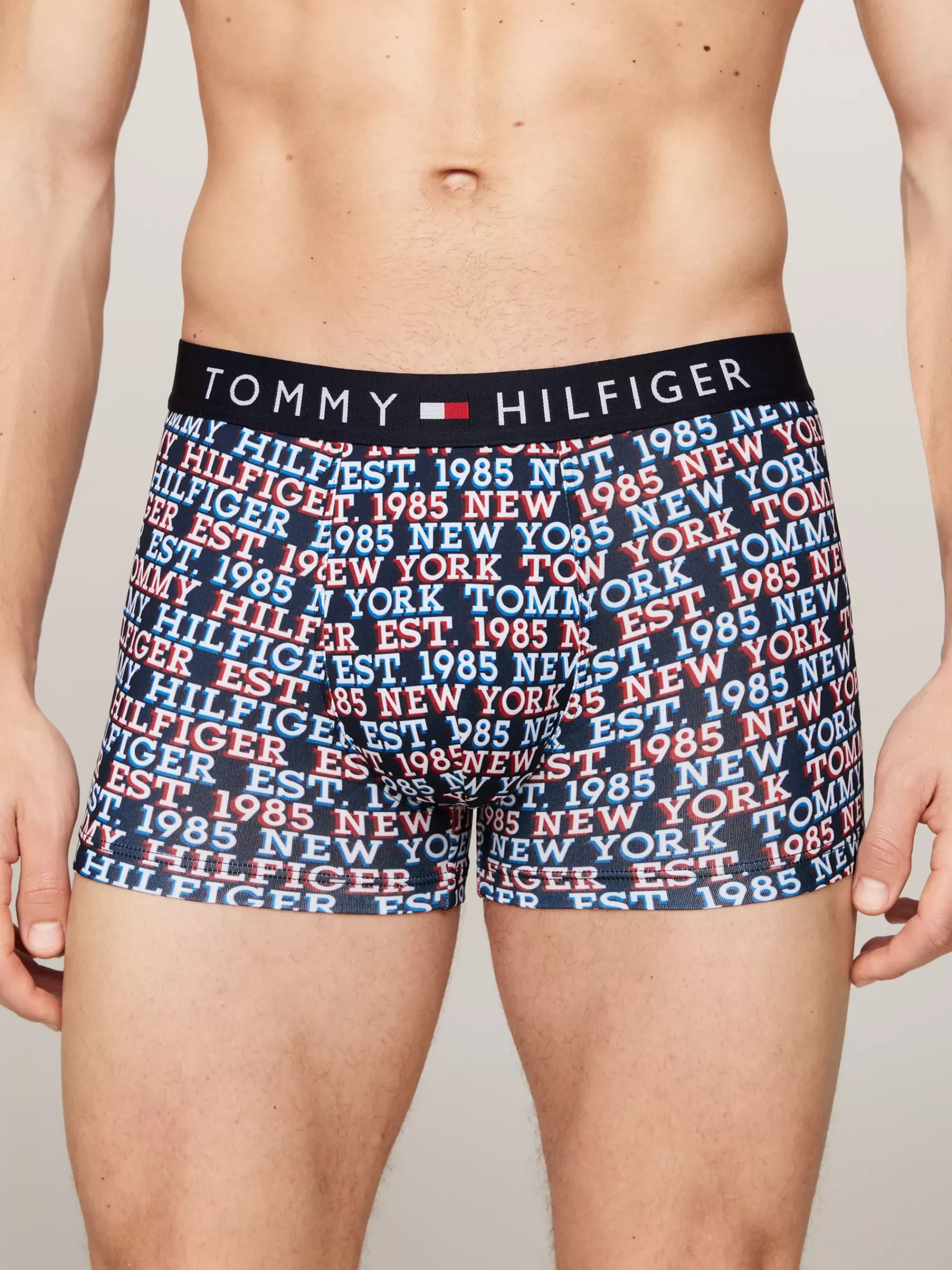 Boxers | Ondergoed*Tommy Hilfiger Original Boxershort Met Print En Logotaille MONOTYPE LOGO ALLOVER DESERT SKY