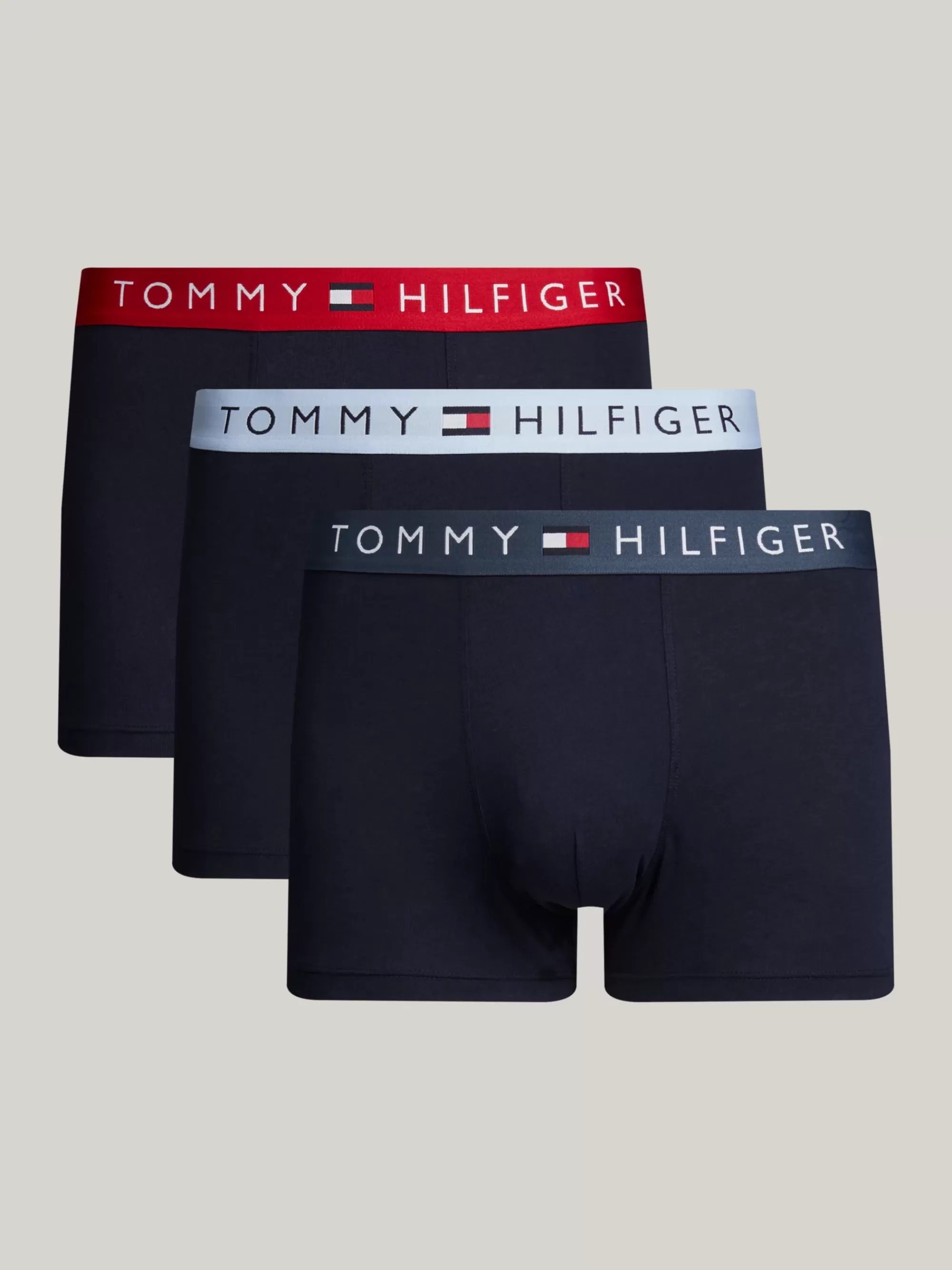Boxers | Ondergoed*Tommy Hilfiger Original Set Van 3 Boxershorts Met Logotaille BREEZY BLUE/PRI RED/MIL DENIM