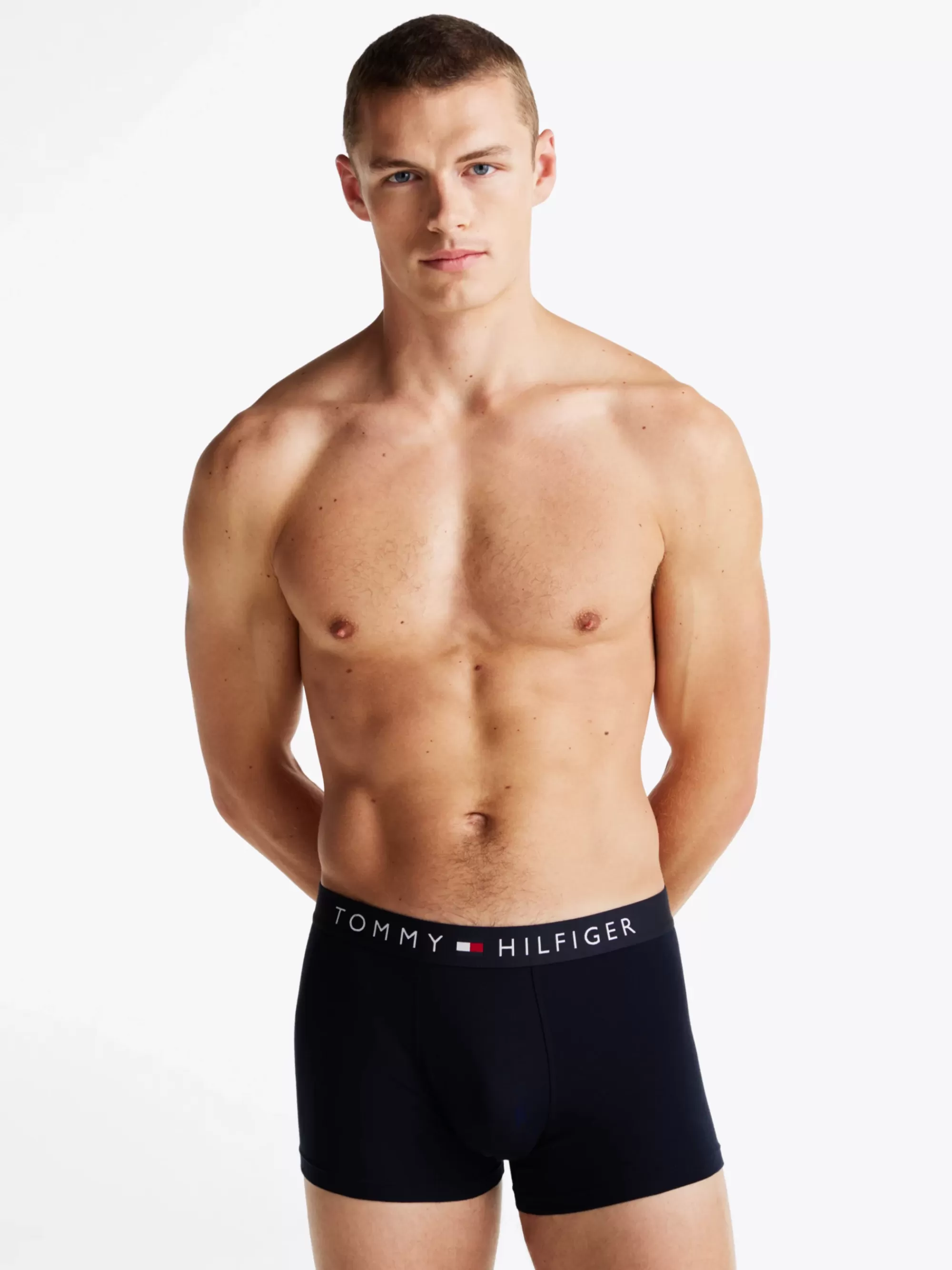 Boxers | Ondergoed*Tommy Hilfiger Original Set Van 3 Boxershorts Met Logotaille DARK COFFEE/LINCOLN BLUE/DES SKY