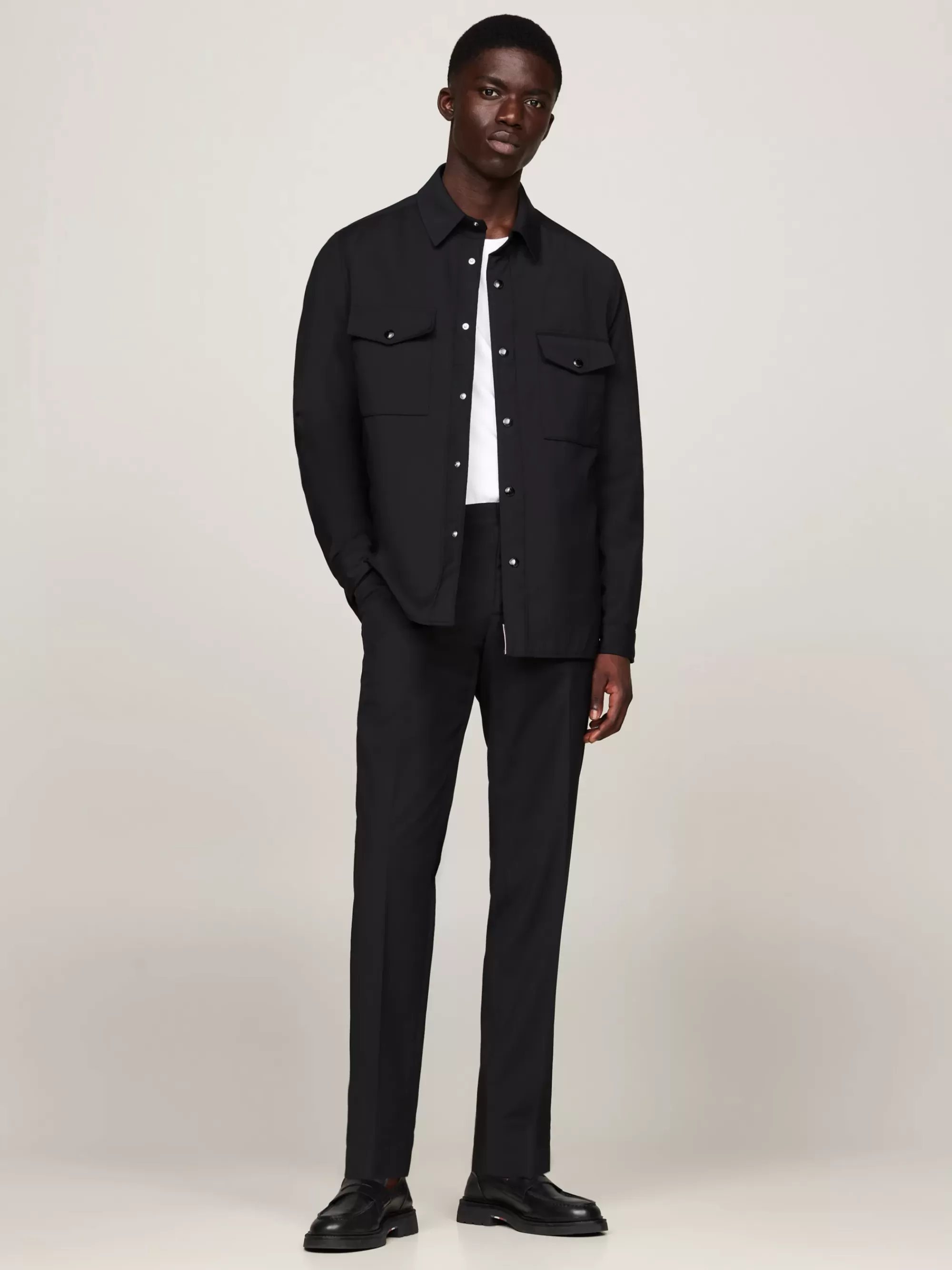 Pakken & Tailored | Jassen & Jacks*Tommy Hilfiger Padded Shirtjack BLACK
