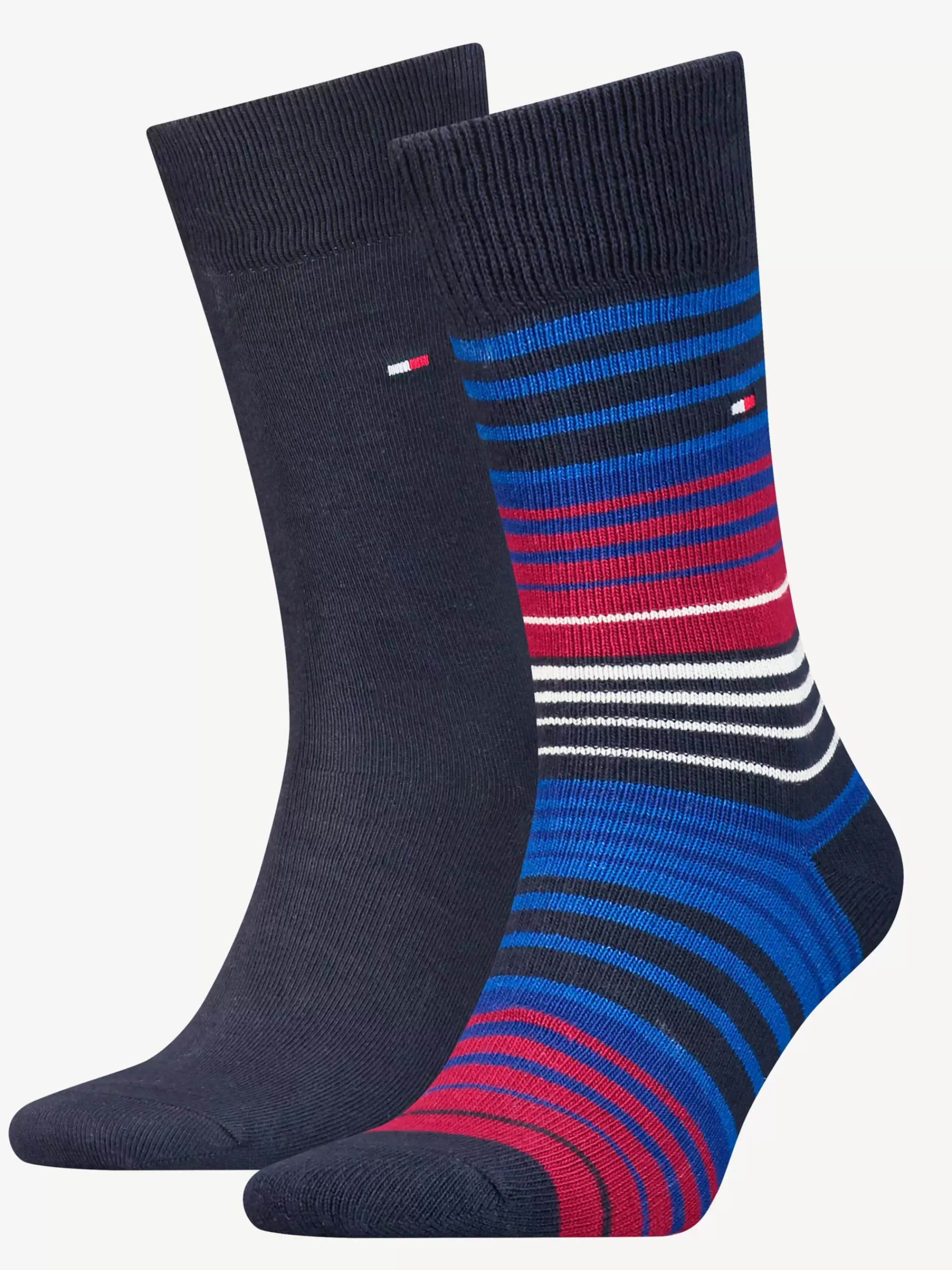 Sokken*Tommy Hilfiger Set Van 2 Paar Klassieke Sokken Met Streep BLUE COMBO