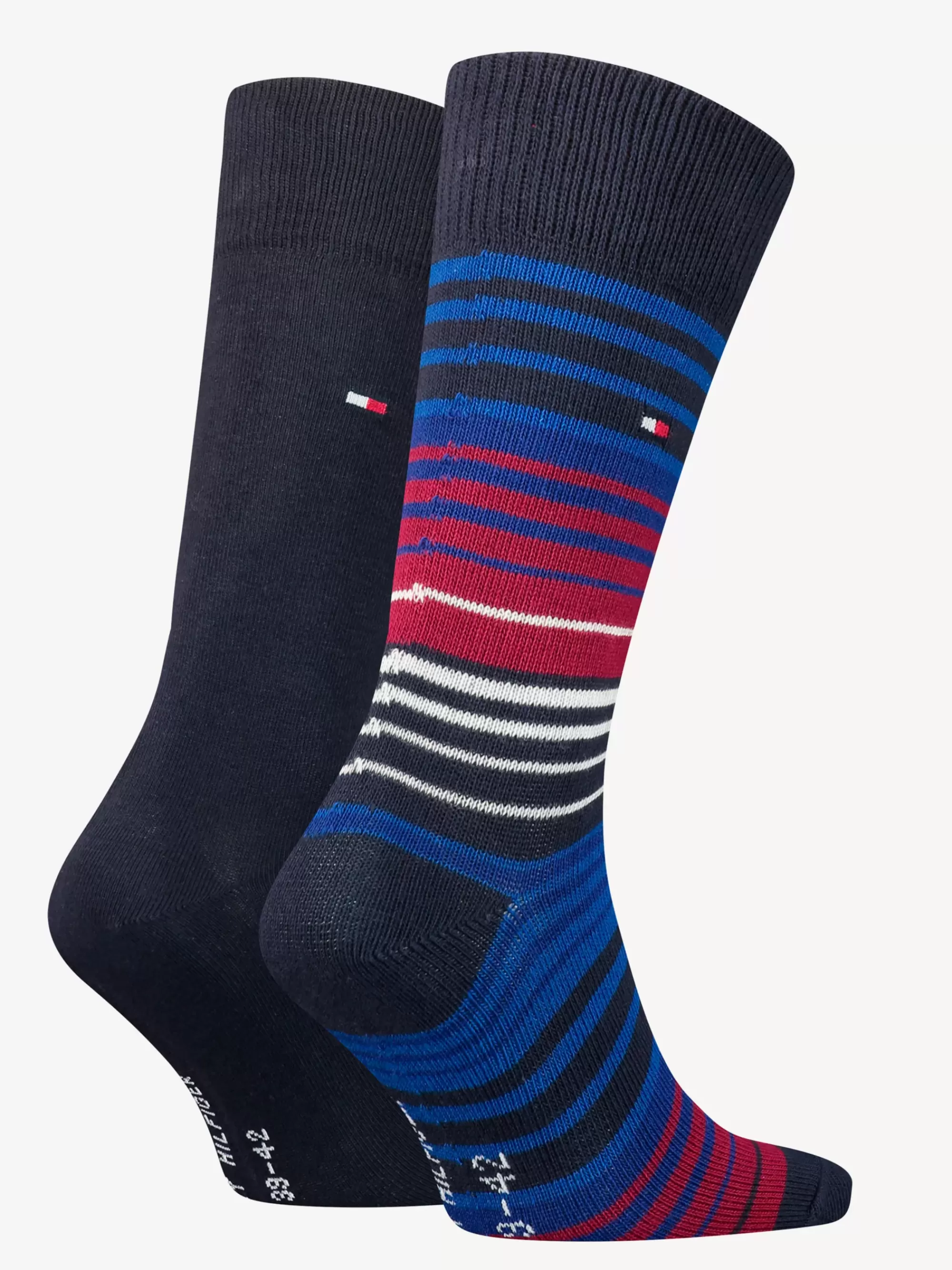 Sokken*Tommy Hilfiger Set Van 2 Paar Klassieke Sokken Met Streep BLUE COMBO