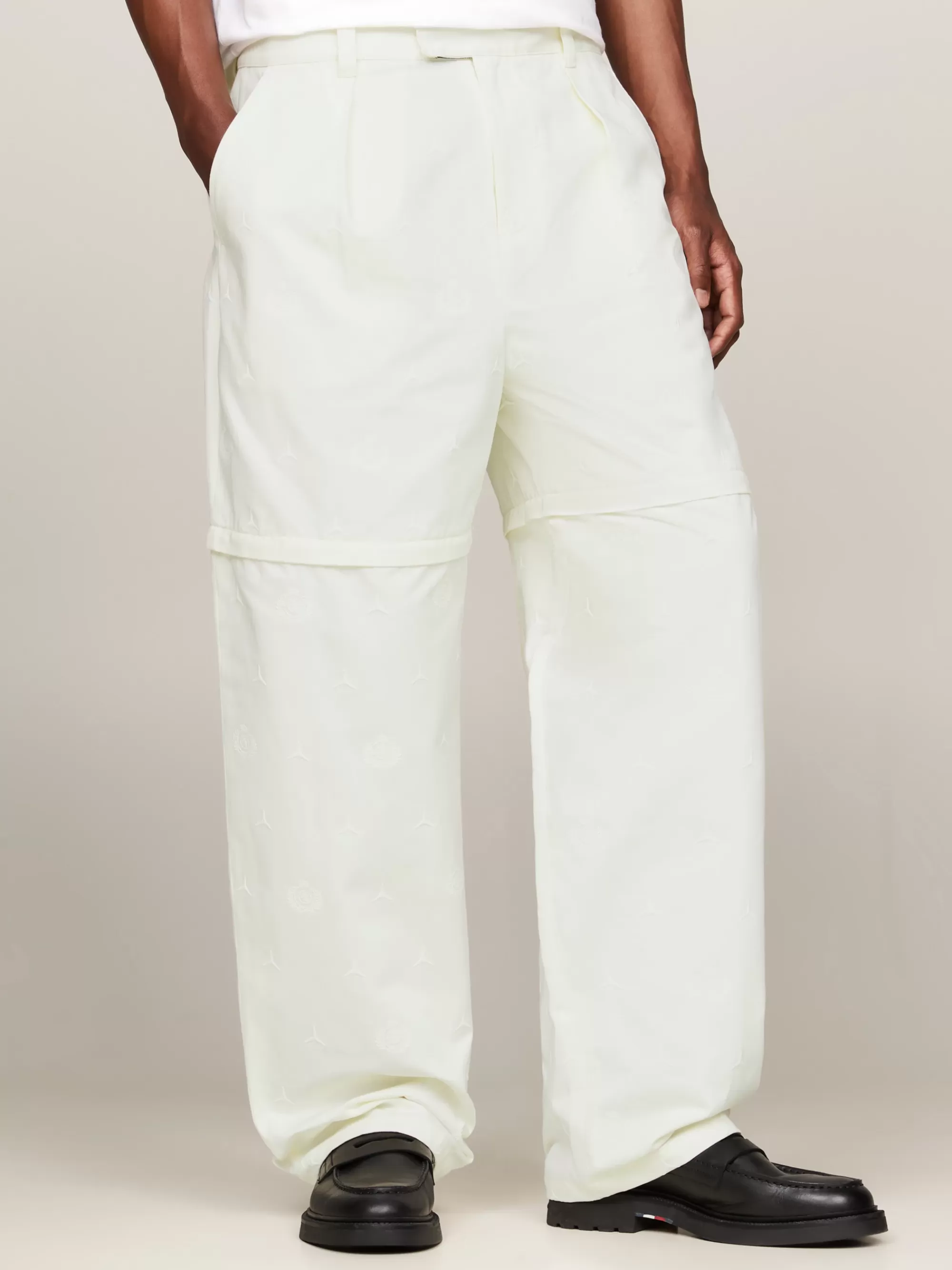 Broeken*Tommy Hilfiger Tommy X Mercedes F1 X CR Chino Met Afritsbare Broekspijpen HIGHLAND SPIRIT